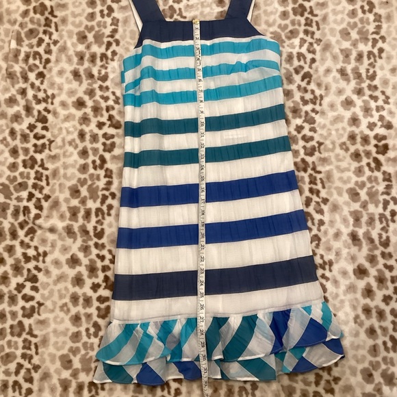SARA CAMPBELL Striped Dress in Shades of Blue💙, Size 0 - Picture 6 of 8
